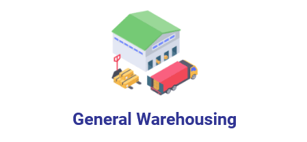 Icon for cargo general warehousing service