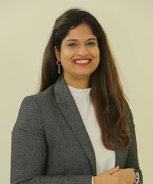 Ms. Aswathy, senior executive at Al Talib Shipping Company Dubai