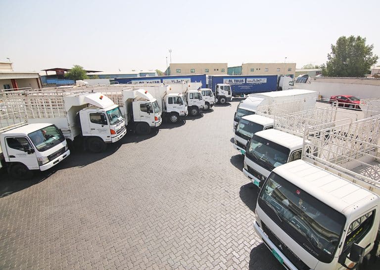 Land cargo transport fleet of Al Talib Shipping