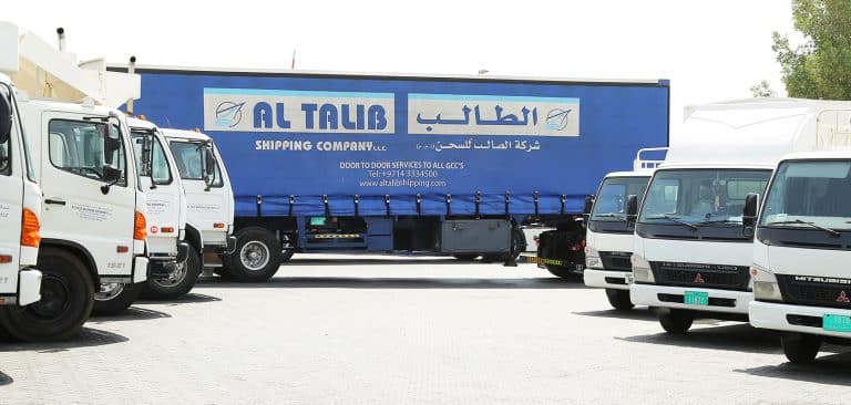 Land cargo trucks & trailers from Al Talib Shipping