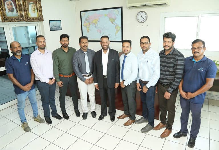 Al Talib Shipping Company team with CEO